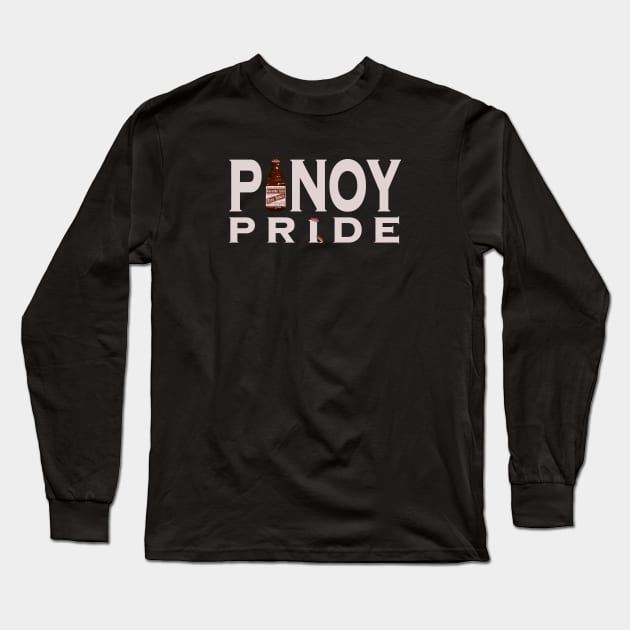 PINOY PRIDE SM BEER 2 Long Sleeve T-Shirt by Aydapadi Studio